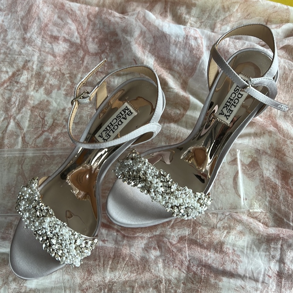 Badgley Mischka Katy Springtime Stiletto Lavende - Picture 8 of 9